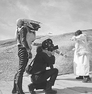 SWISSMADE (1968)_Dreharbeiten[Foto Doris Lehni Quarella], Szenen aus dem Film SWISSMADE 2069, Foto: Doris Querella, © Fotostiftung Schweiz Winterthur